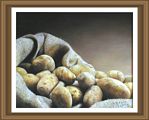 Le Patate - olio e alchidico - cm 50 x 60